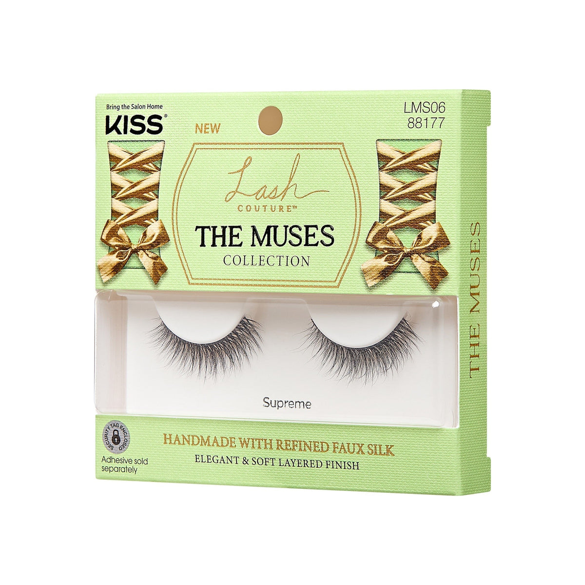 Kiss Lash Couture The Muses Collection False Eyelashes - Supreme | 1 Pair, Strip Lashes, 10mm