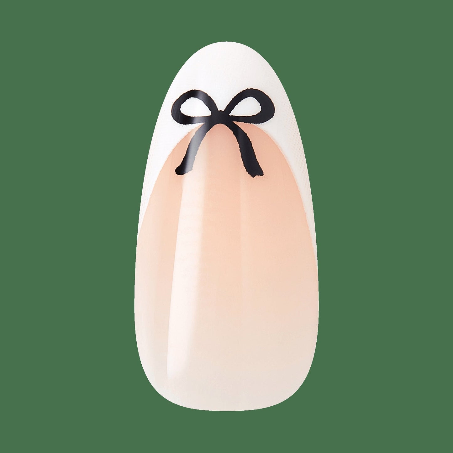 Kiss Core Design Press On Fake Glue Nails - Our Moment | French Tips, White, Medium, Almond