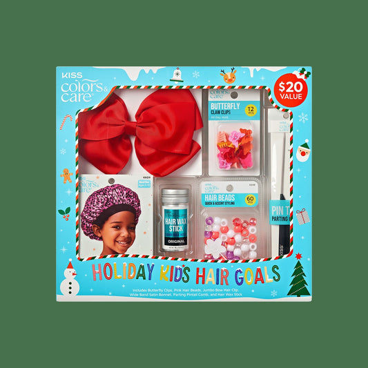 Kiss Colors & Care Kids Holiday Gift Set | Gift Set, Hair Accessories