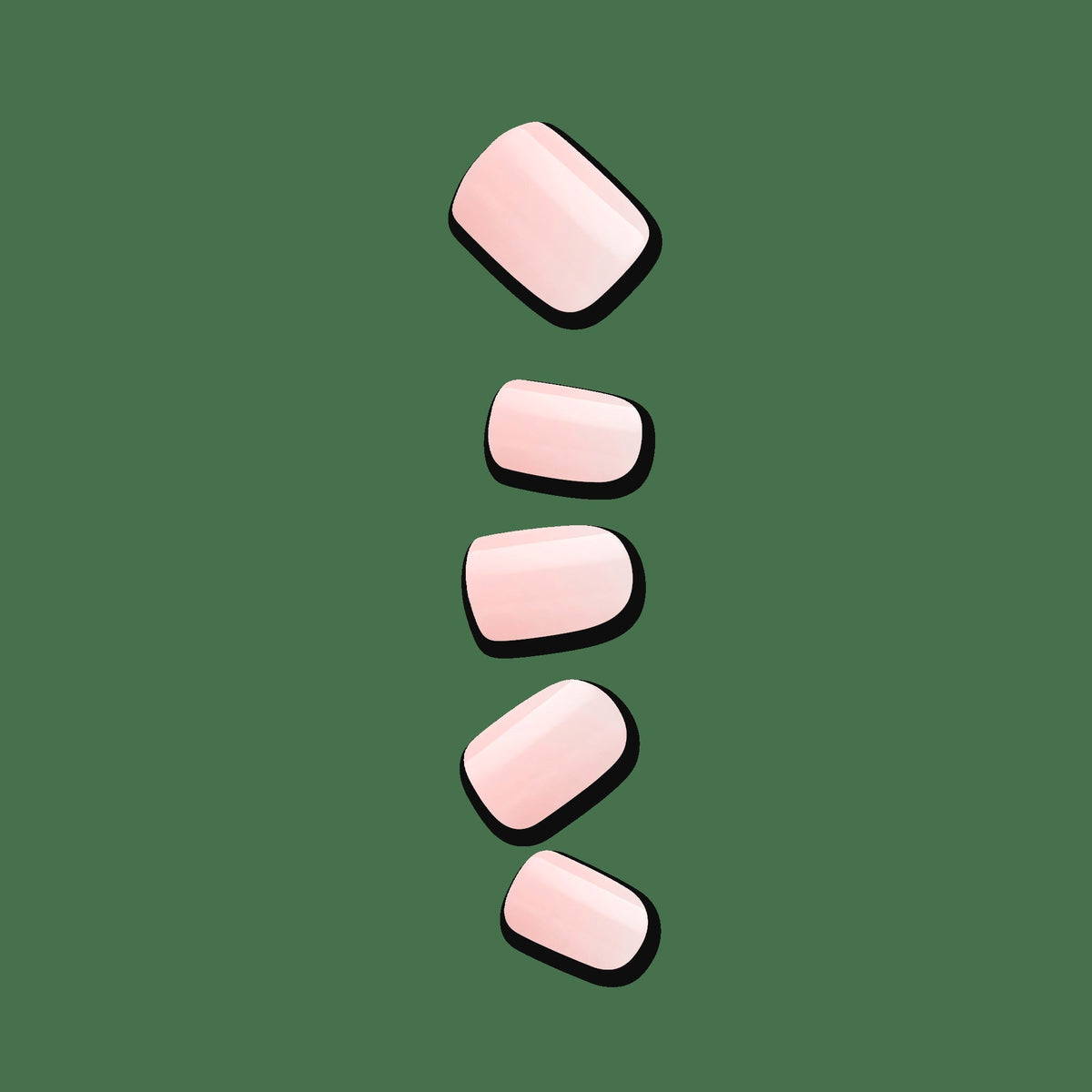 Impress Bare but Better No Glue Fake Press On Nails - Instinct | Solid, Pink, Short, Squoval, Manicure