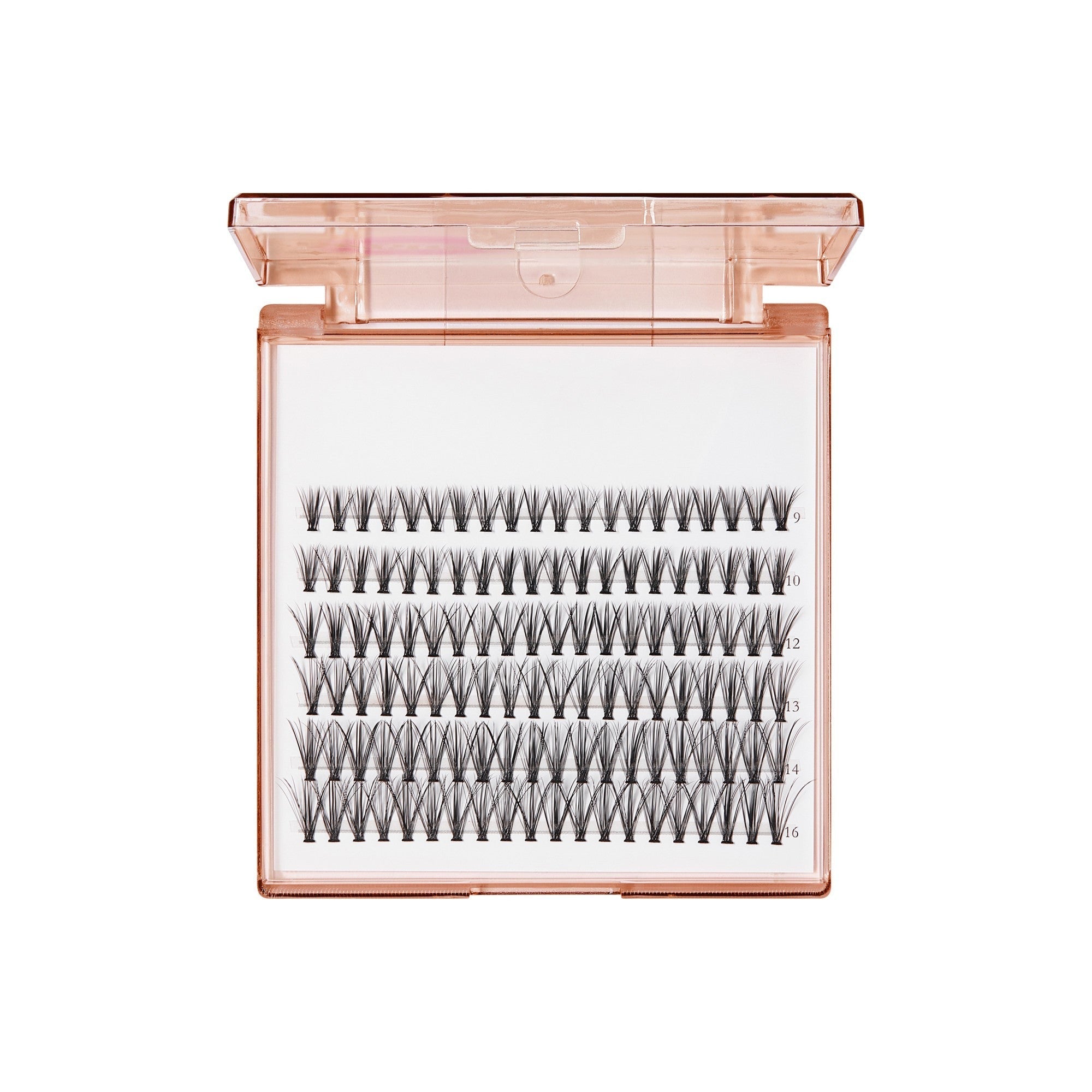 BeBlinky False Eyelashes, Narrow Band - Natural | 120 Clusters, Cluster Lashes, 9mm- 16mm