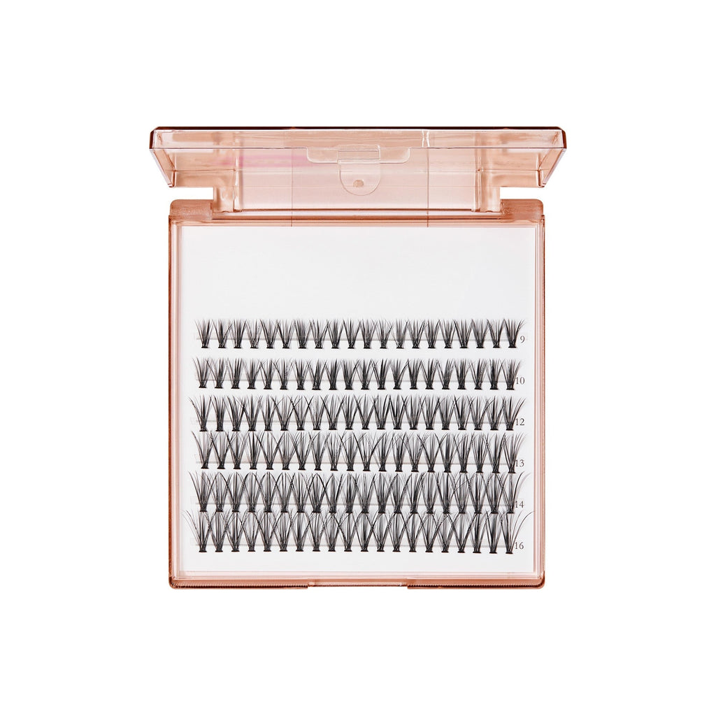 BeBlinky False Eyelashes, Narrow Band - Natural | 120 Clusters, Cluster Lashes, 9mm- 16mm