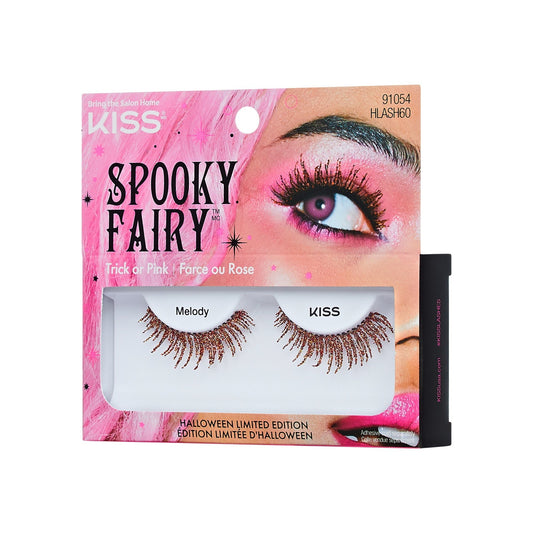 Kiss Halloween False Eyelashes - Melody | 1 Pair, Strip Lashes, 12mm