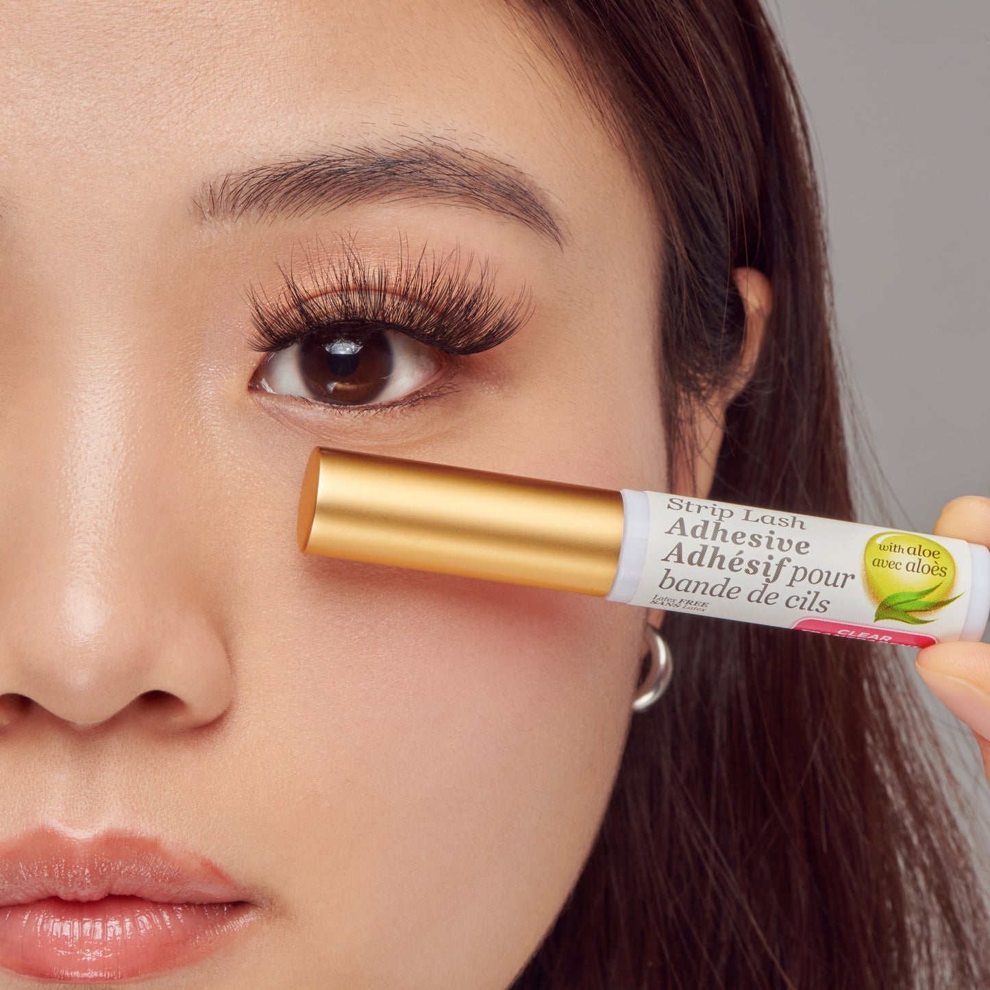 Kiss Strip Lash Adhesive - Clear | False Eyelash Glue, Strip Lash Adhesive, Latex Free