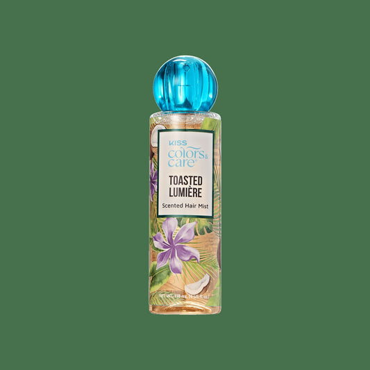 Kiss Colors & Care Clean Fragrance Hair Veil Mist | Toasted Lumière, Scented Hair Mist, Eau de Parfum, 4 oz, Hair Care
