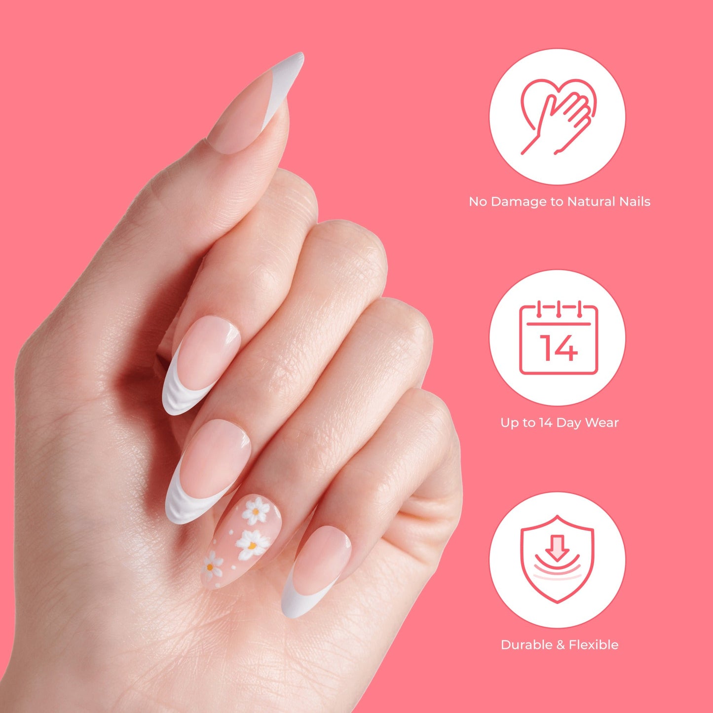 Kiss My Perfect French Press On Glue Nails - My Shine