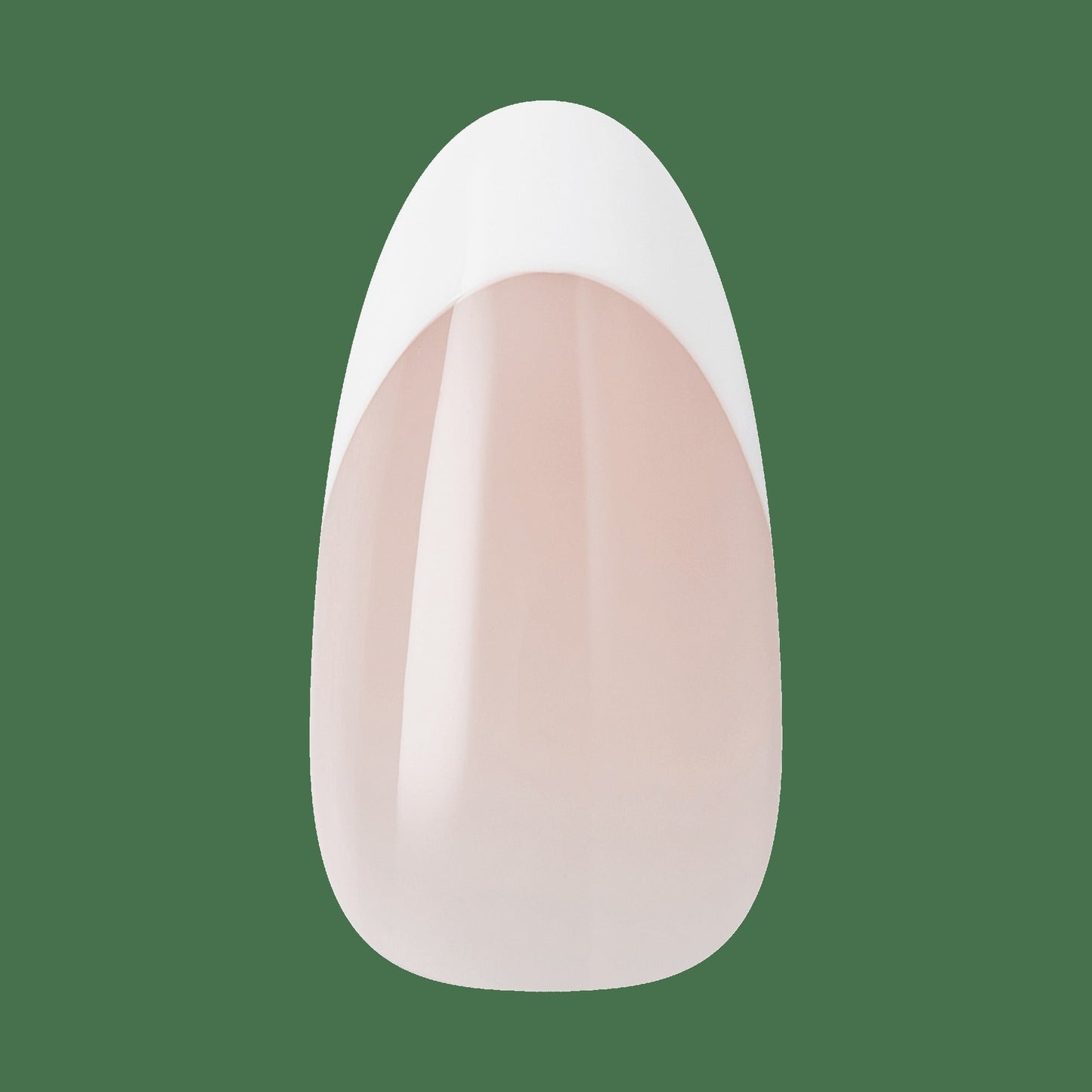 Kiss Core French Press On Fake Glue Nails - Curiosity | French Tips, White, Medium, Almond