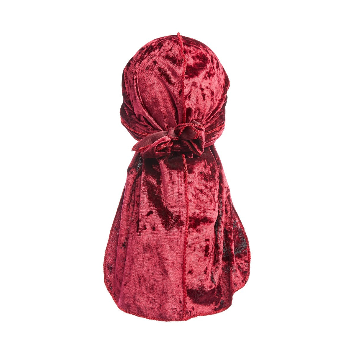 Kiss Colors & Care Power Wave Velvet Luxe Durag - Burgundy | Wave Cap, One Size, Hair Accessories
