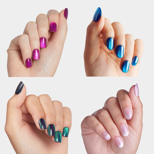 colorFX by Impress Press On Nails Bundle - Gemstone Glow