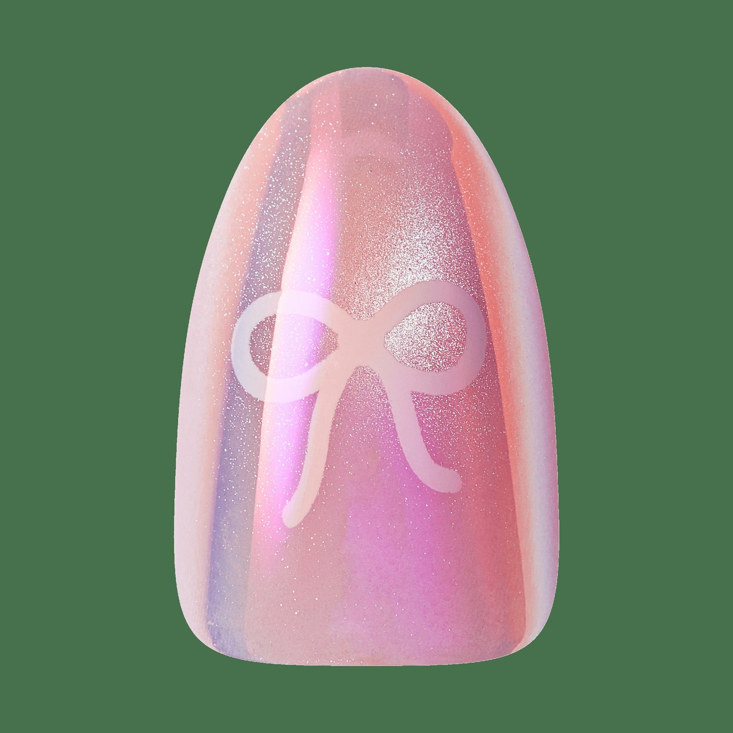 Kiss Glam Embellished Press On Fake Glue Nails - Crystal Pop | Design, Pink, Medium, Almond