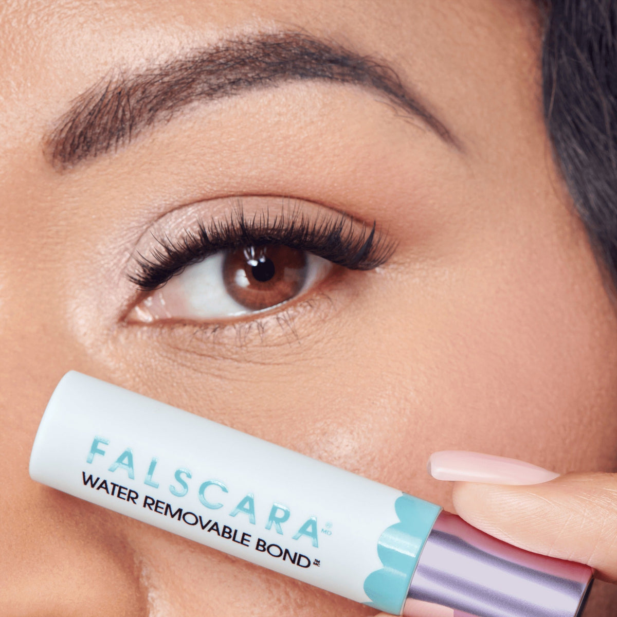 Falscara Studio False Lash Water Removable Bond | DIY Lash Extension Adhesive, Lash Bond, No Seal Needed