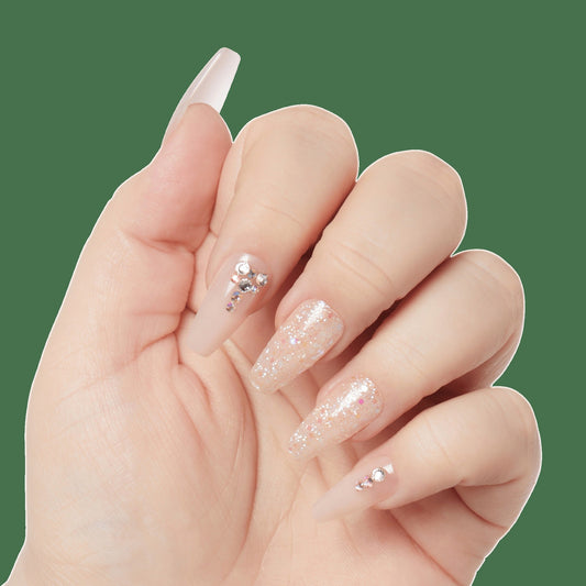 Kiss Gel Fantasy Jelly Press On Glue Nails - Jelly Juice