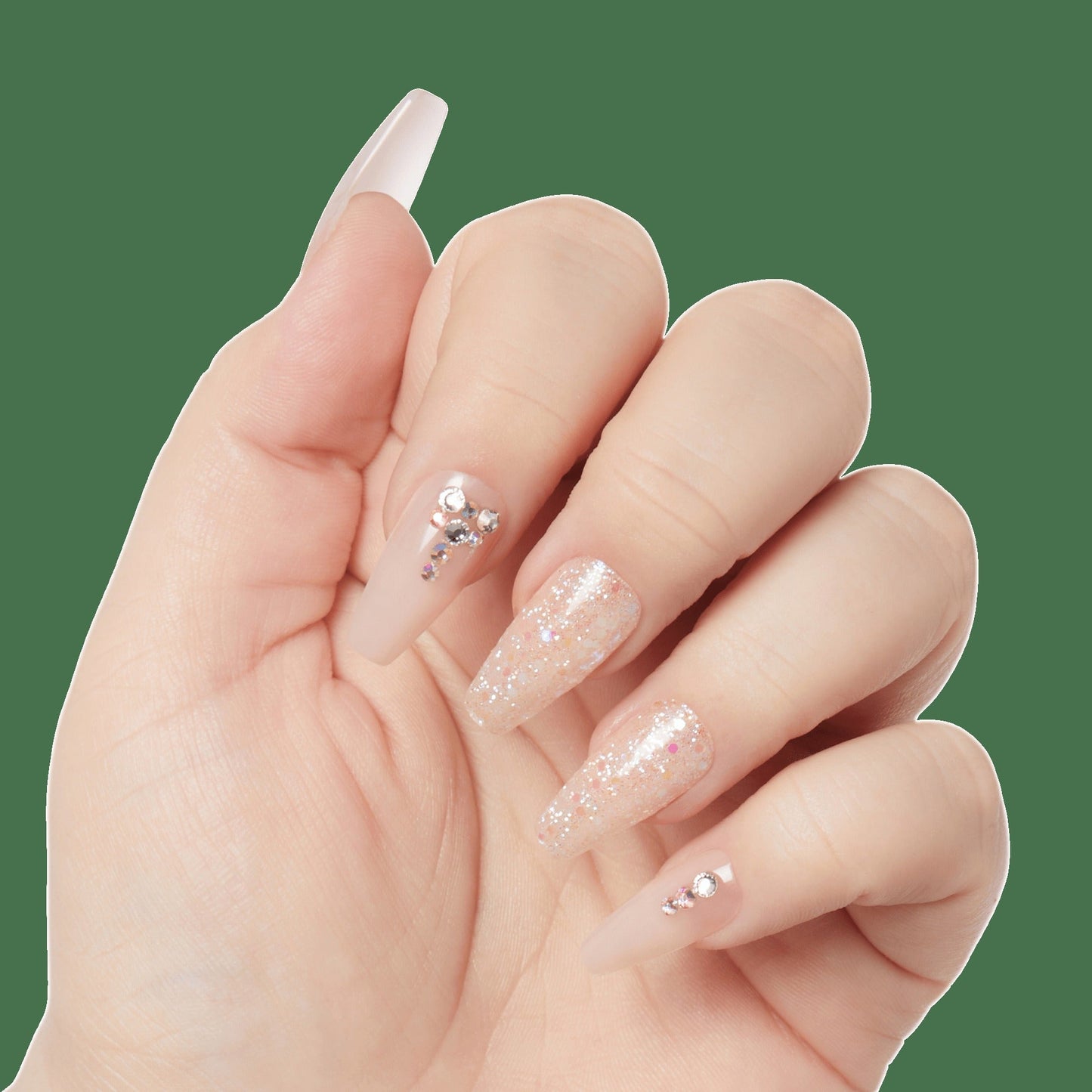 Kiss Gel Fantasy Jelly Press On Glue Nails - Jelly Juice