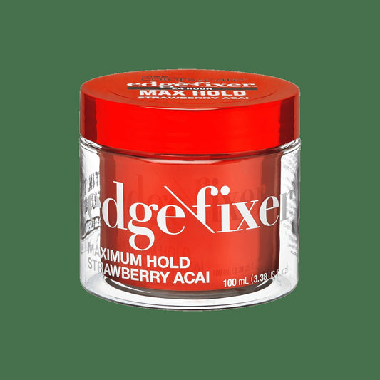 Kiss Colors & Care Edge Fixer Gel - Strawberry Acai | Edge Control, Baby Hair Gel, Maximum Hold, 100 ml, Hair Care