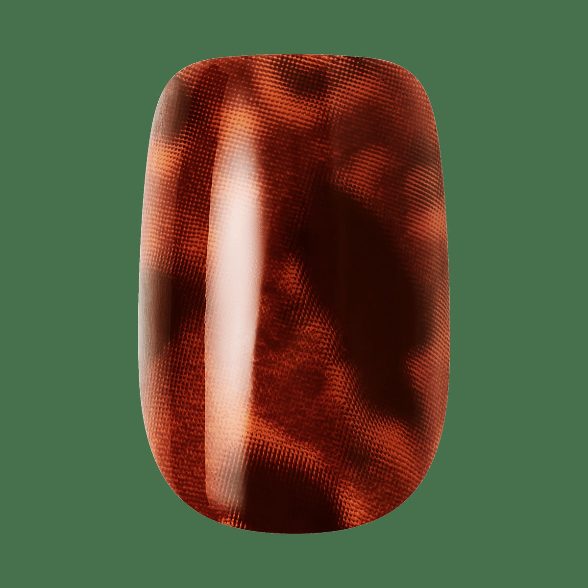 Kiss Core Design Press On Fake Glue Nails - Fallen For You | French Design, Brown, Short, Squoval
