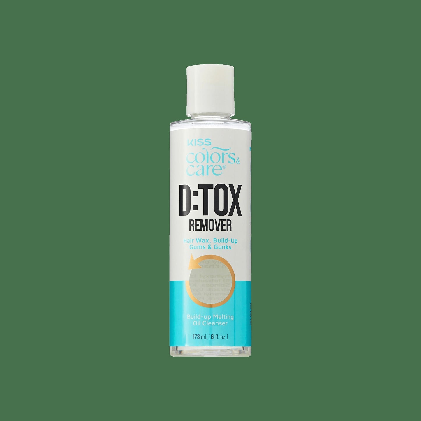 Kiss Colors & Care D:TOX Hair Detox Remover | Build-Up Melting Oil Cleanser, Gentle Cleanser, Removes Hair Wax, 6 fl oz, Hair Care