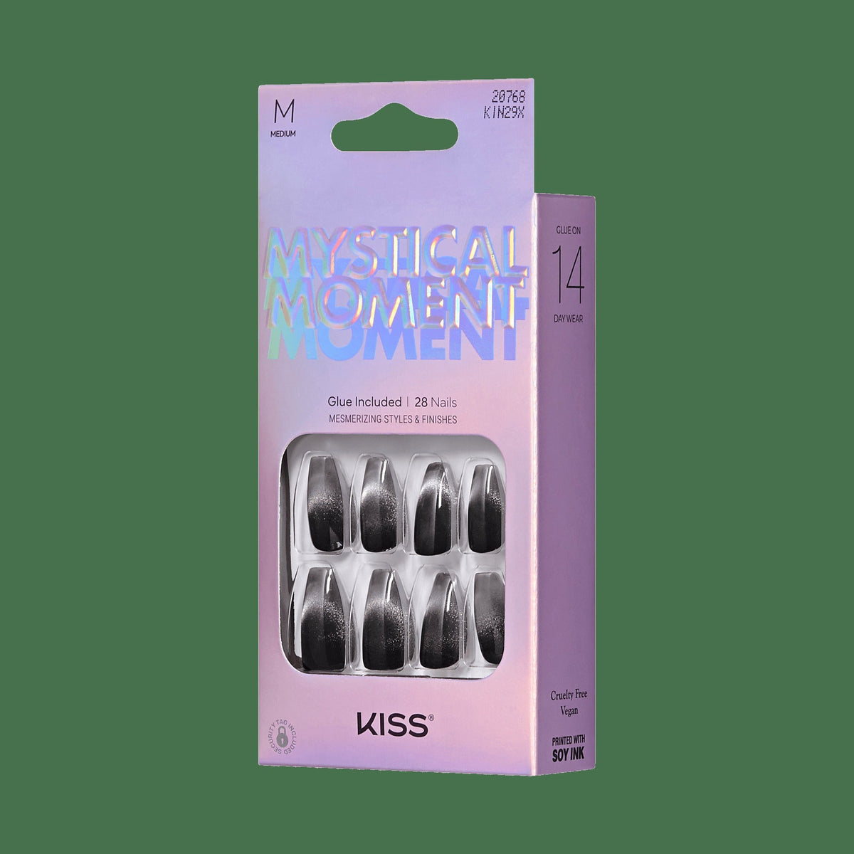 Kiss Mystical Moment Press On Glue Nails - Lucky Charm