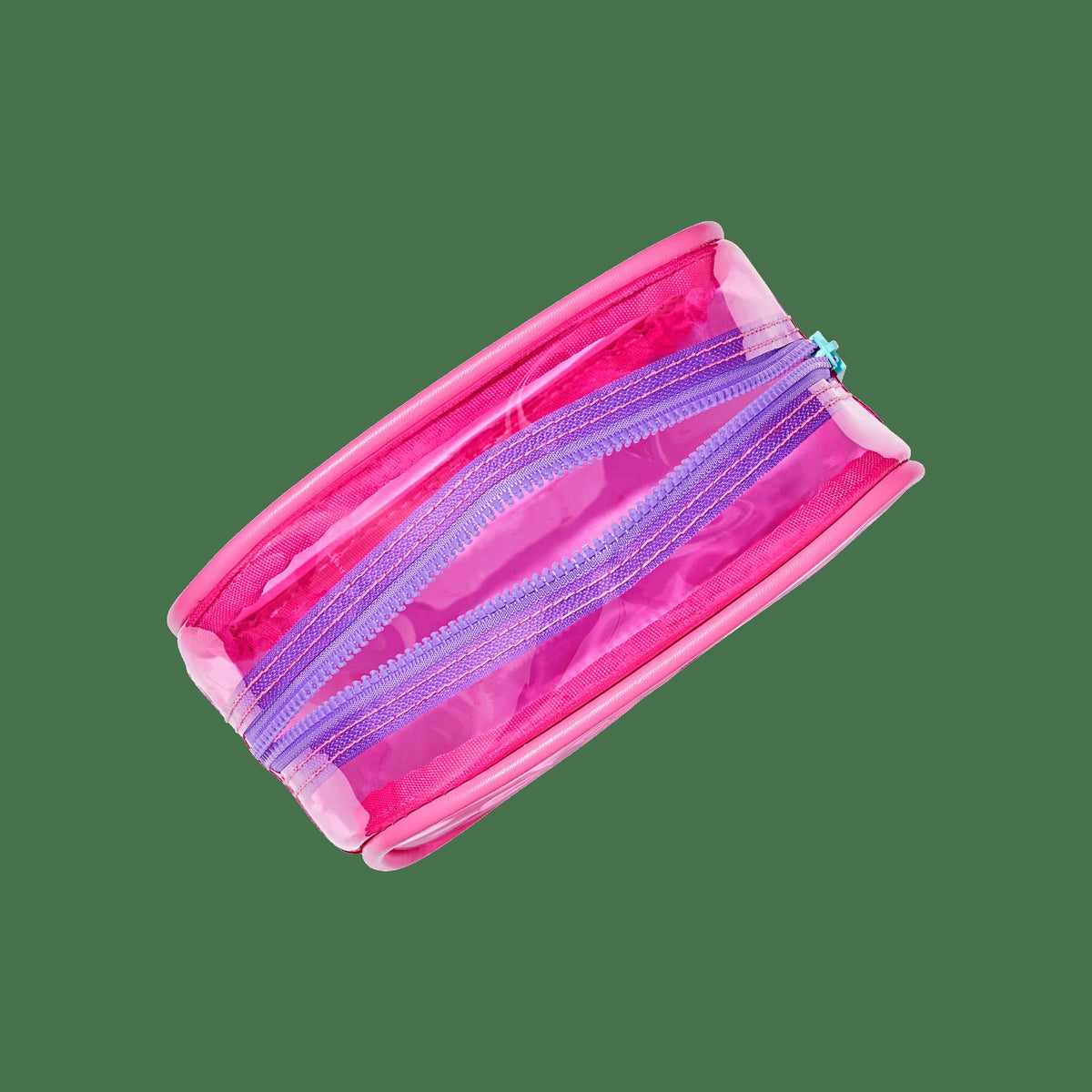 Kiss Glam Clear Cosmetic Bag - Pink | Makeup Bag, Travel Pouch