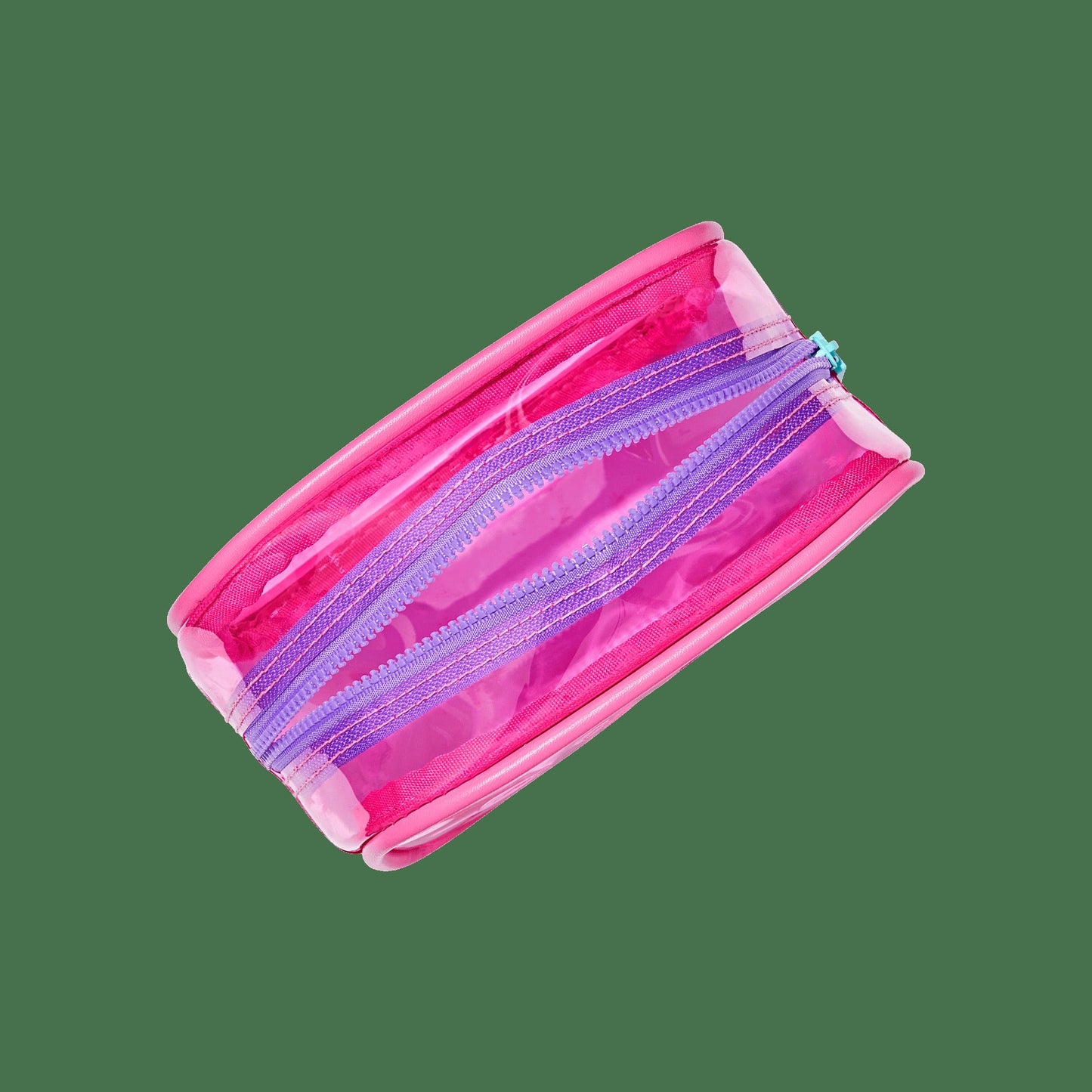 Kiss Glam Clear Cosmetic Bag - Pink | Makeup Bag, Travel Pouch