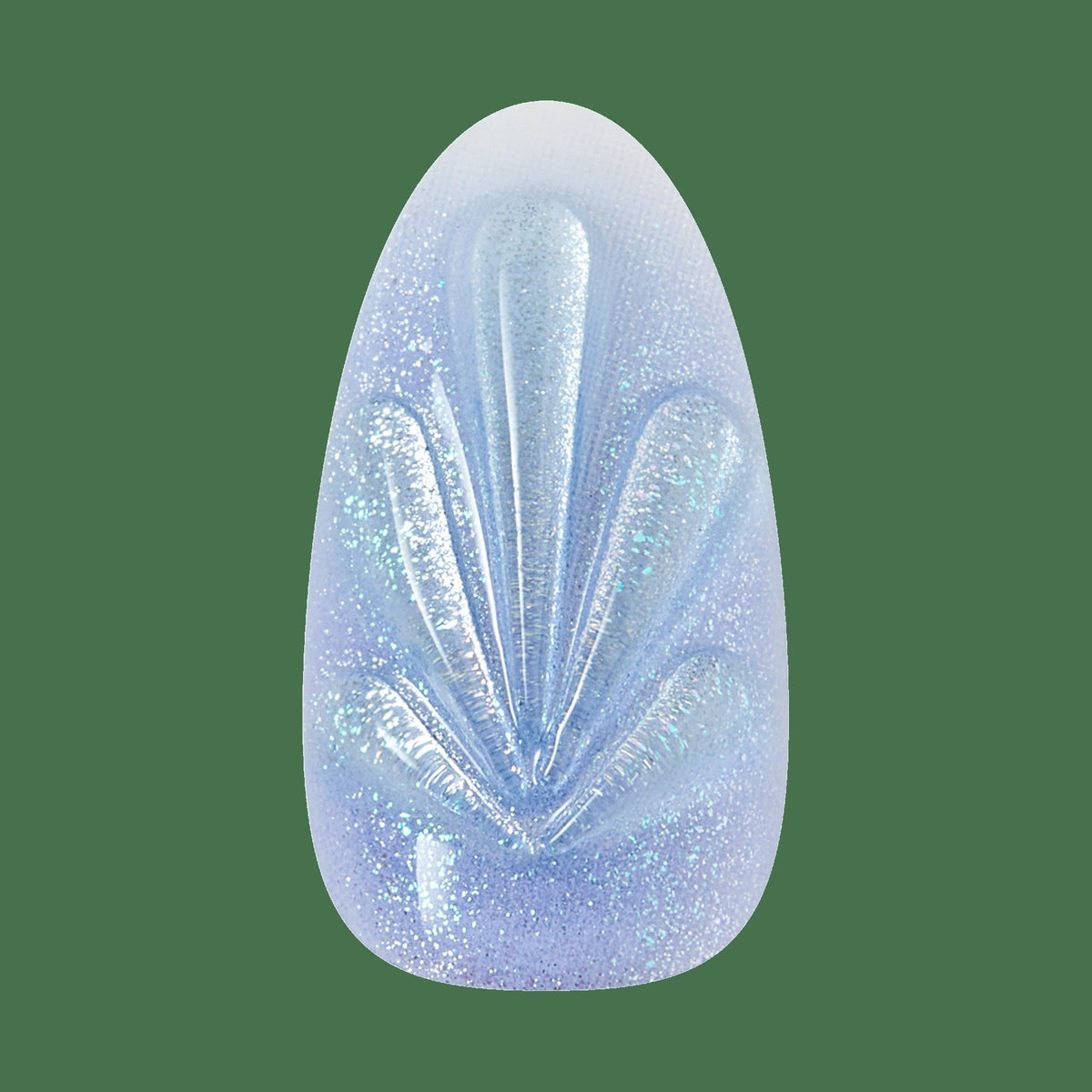 Impress Design No Glue Fake Press On Nails - Ciel | Design, Blue, Medium, Almond, Manicure