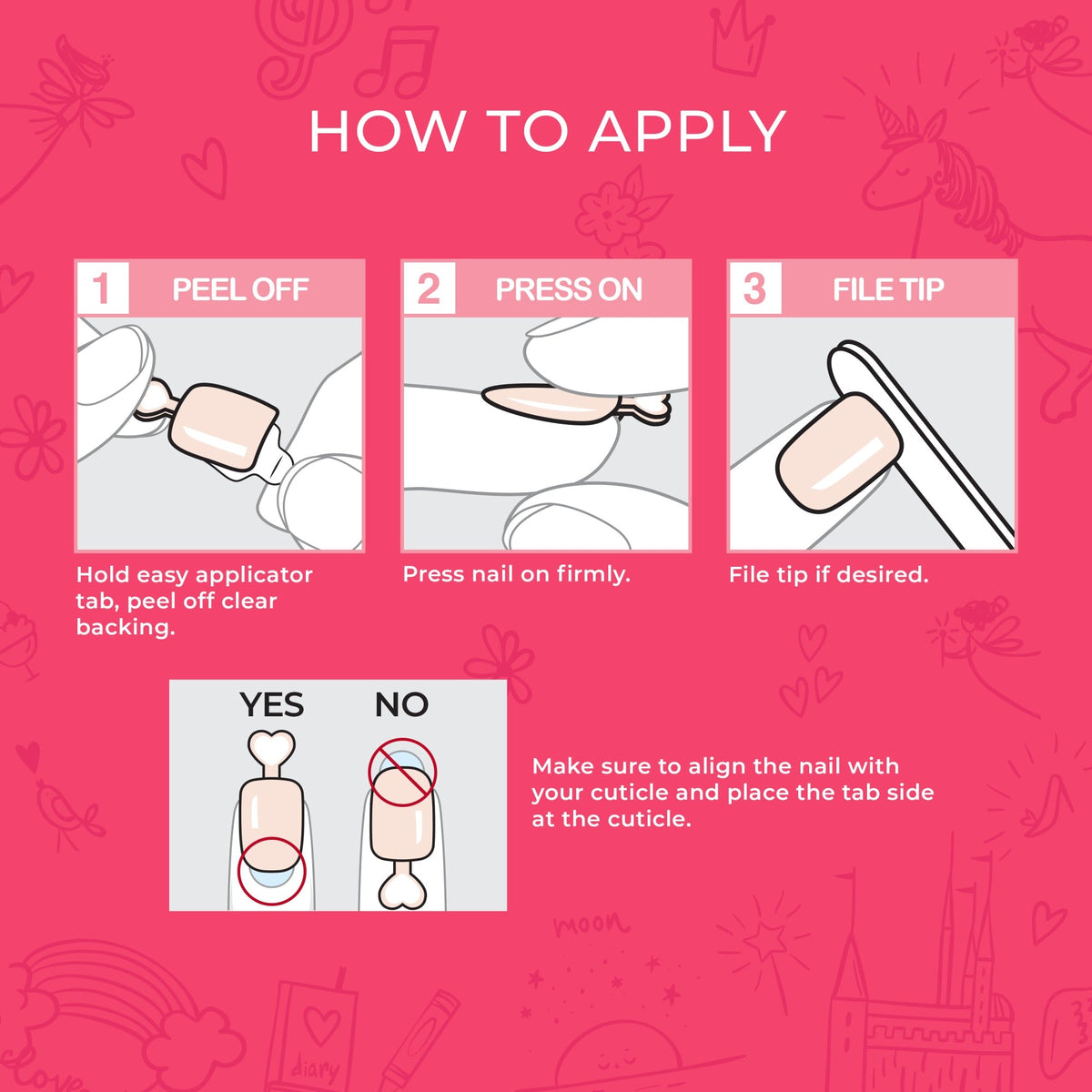Impress Kids No Glue Fake Press On Nails - Berry Best | Design, Multicolor, Kids, Squoval, Manicure