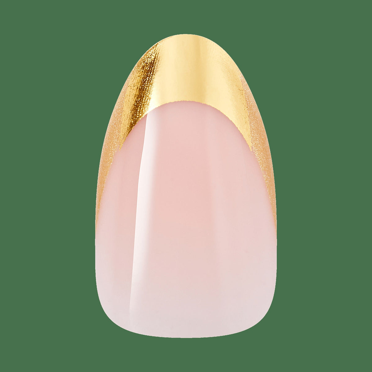 Kiss Core Design Press On Fake Glue Nails - Together | French, Gold, Medium, Almond