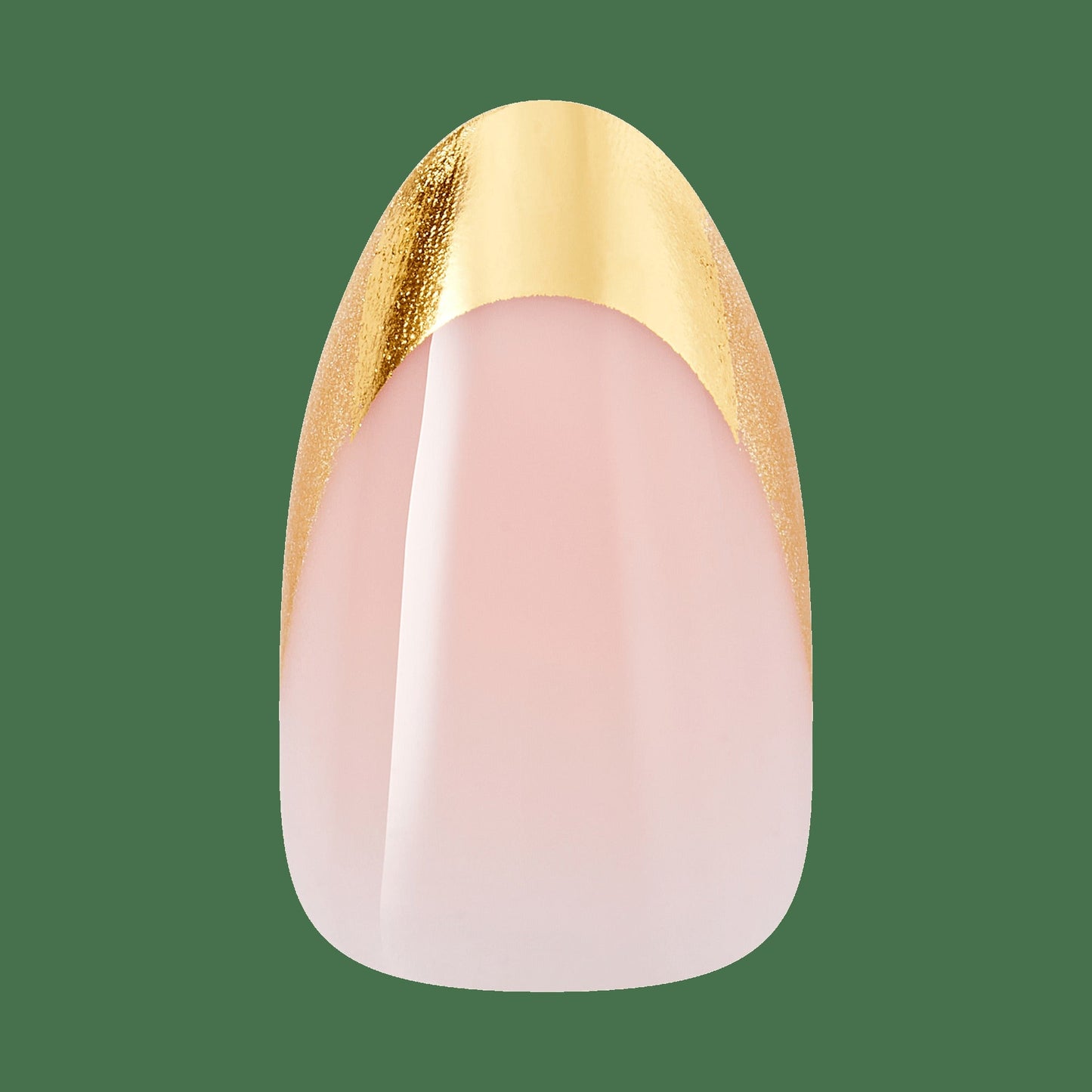 Kiss Core Design Press On Fake Glue Nails - Together | French, Gold, Medium, Almond
