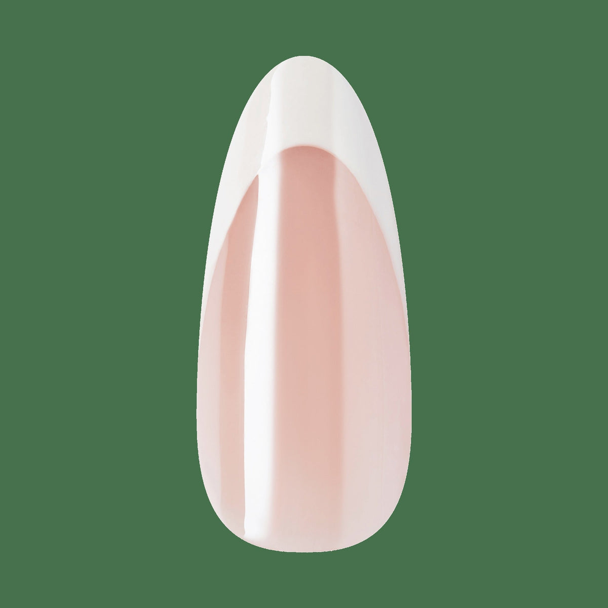 Kiss Core French Press On Fake Glue Nails - Fascinating | French Tips, White, Long, Almond