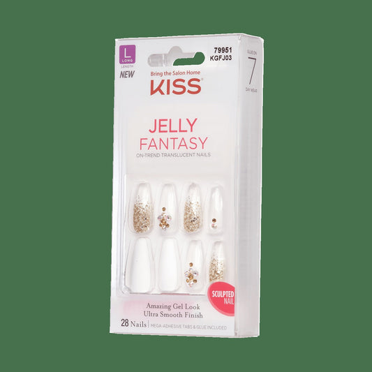 Kiss Gel Fantasy Press On Glue Nails - Jelly Pop