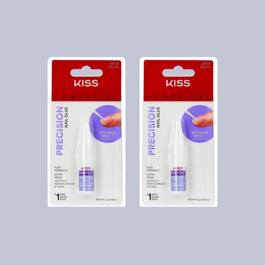 Kiss PowerFlex Precision Nail Glue 2-Pack