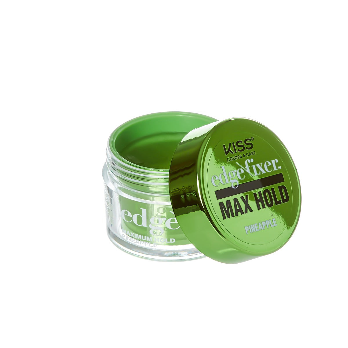 Kiss Colors & Care Edge Fixer Gel - Pineapple | Edge Control, Baby Hair Gel, Maximum Hold, Travel Friendly, 30 ml, Hair Care