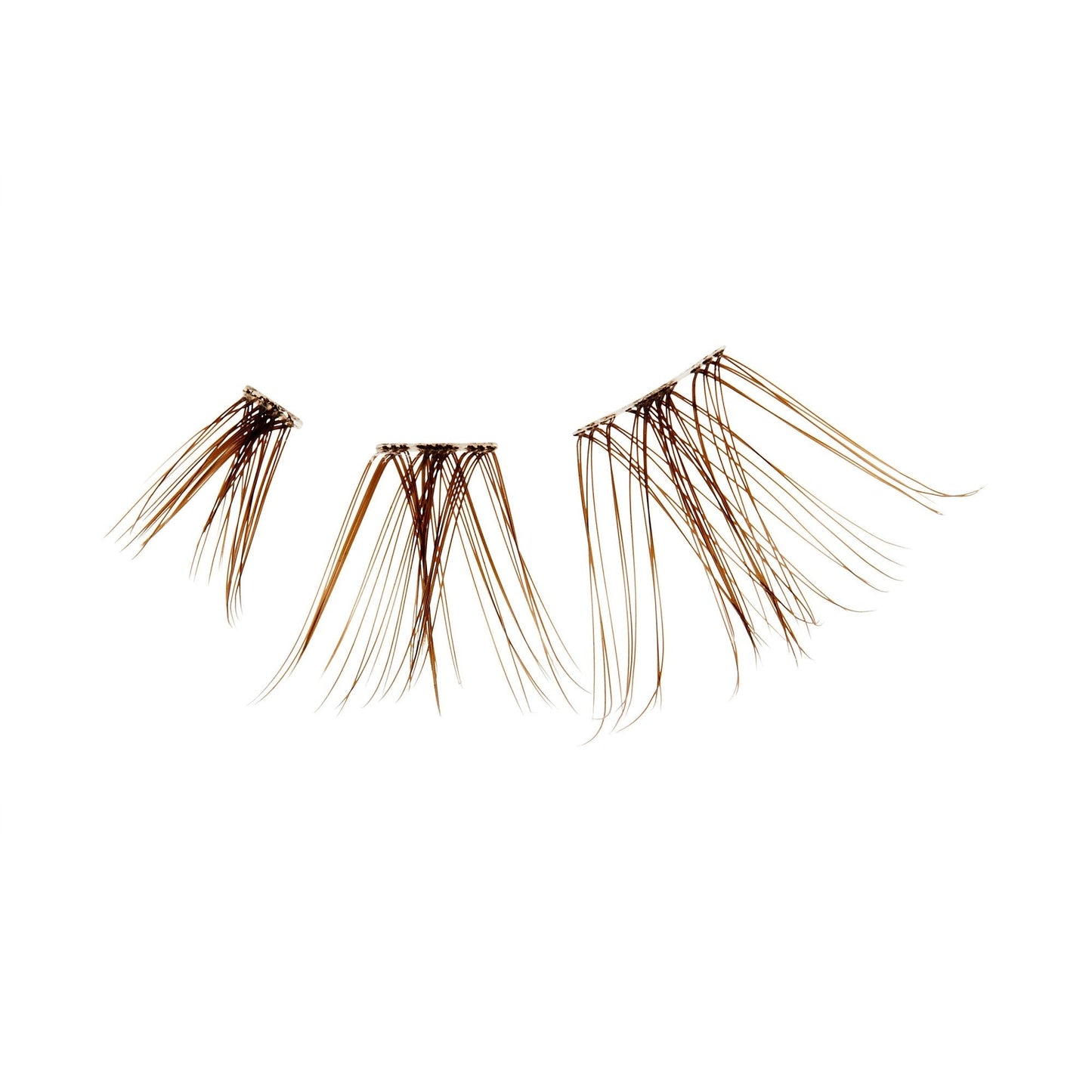 Falscara Studio Lash Palette - Dark Chocolate Fluffy Volume | DIY False Lash Extensions, Medium Glam, Cluster Lash, Wispy Lashes, 18 Wisps, 10mm-14mm