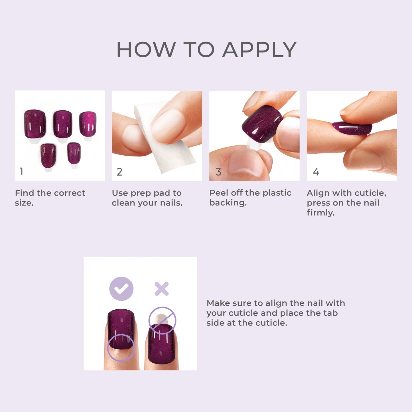 colorFX by Impress No Glue Fake Press On Nails - Sour Love | Solid, Silver, Short, Oval, Manicure