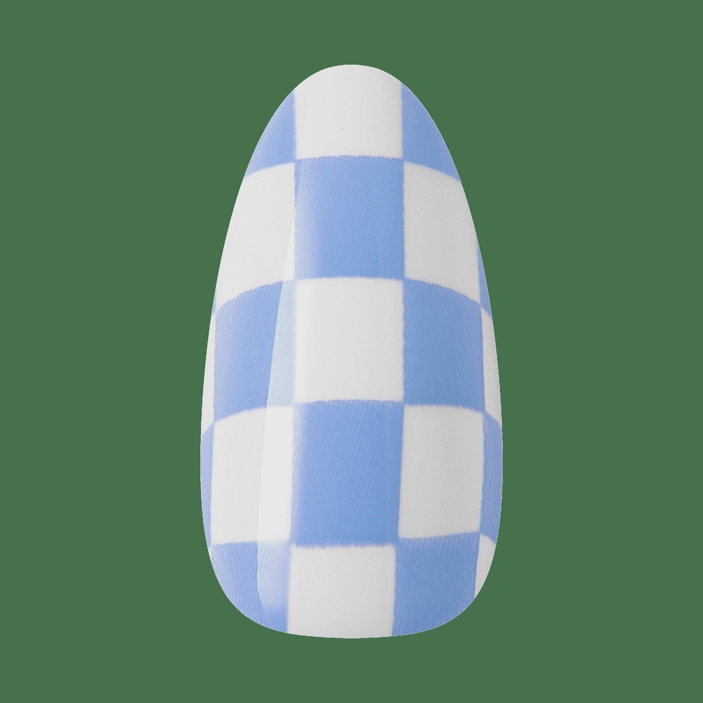 Kiss Core Design Press On Fake Glue Nails - Credit | Design, Blue, Medium, Almond