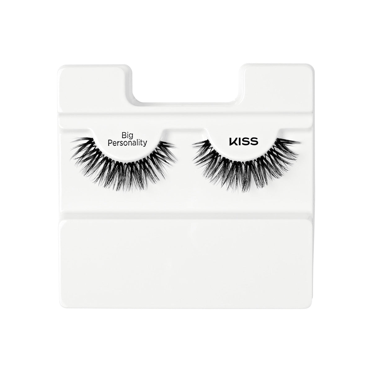 Kiss My Lash But Bolder 3D Volume False Eyelashes - Big Personality | 1 Pair, Strip Lashes, 14mm