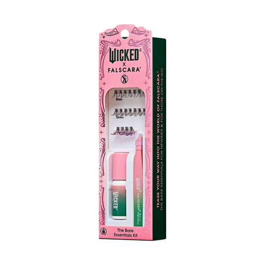 WICKED X Falscara False Eyelashes - Munchkinland | DIY False Lash Extensions, Natural, Cluster Lash, Wispy Lashes, 10 Wisps, 8mm-10mm