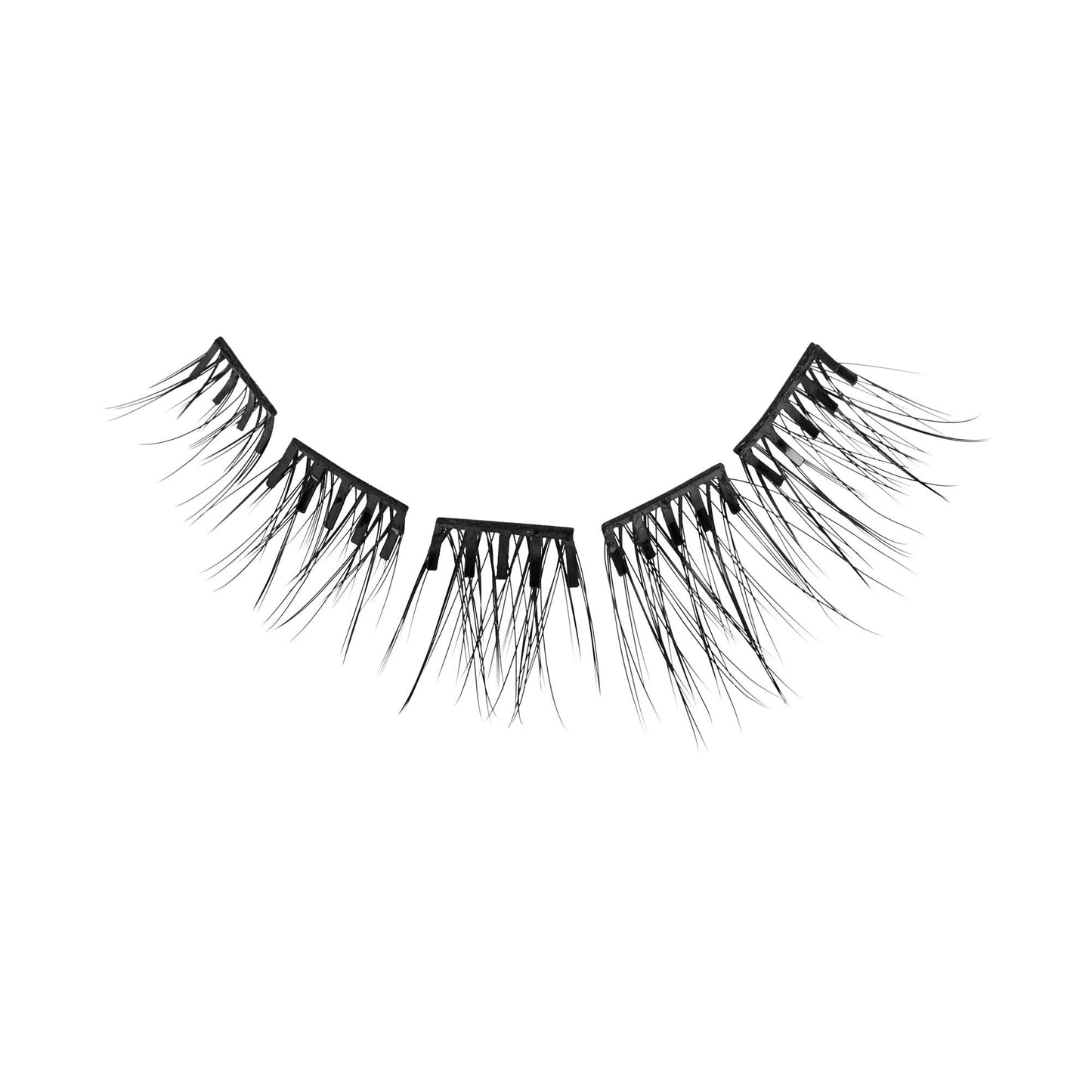 Impress Falsies Pre-Glued False Eyelashes Starter Kit - Natural | 36 Lash Clusters, With Applicator, 12mm-14mm