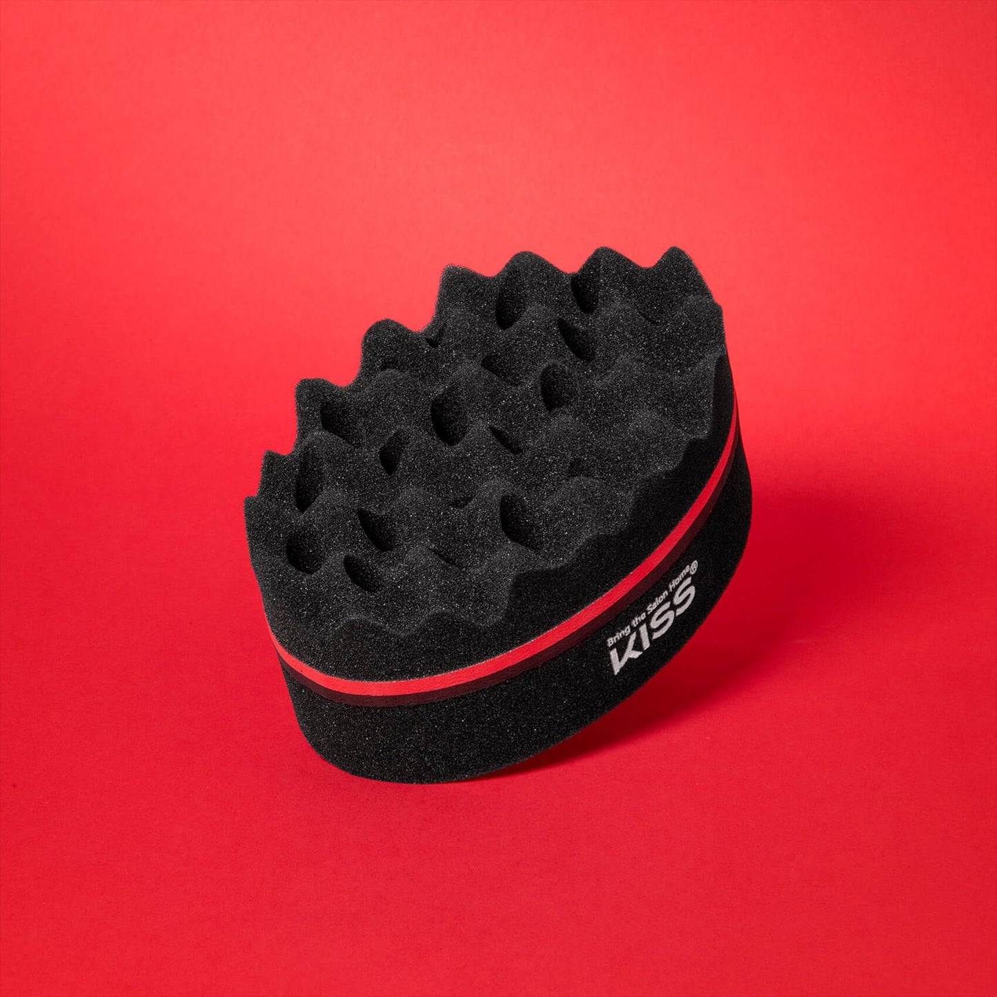Kiss Colors & Care Dual Sided Twist Sponge - Medium | Sponge Brush, 4C Curl Sponge, Hair Accessories