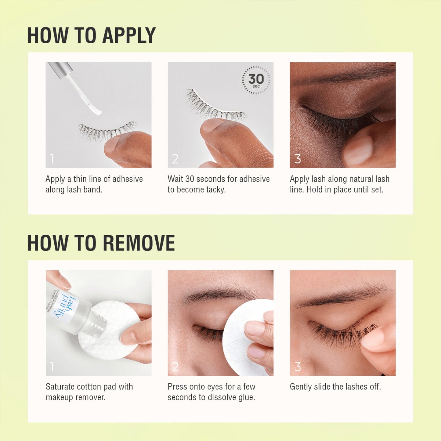 Kiss SuperFlex Latex Strip Lash Adhesive - Clear | False Eyelash Glue, Strip Lash Adhesive, Brush on Applicator