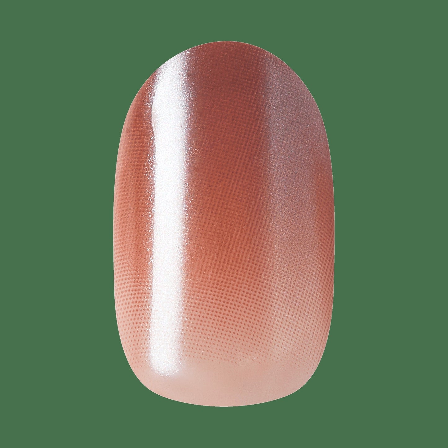 colorFX by Impress No Glue Fake Press On Nails - Blissful Radiance | Solid, Brown, Short, Oval, Manicure