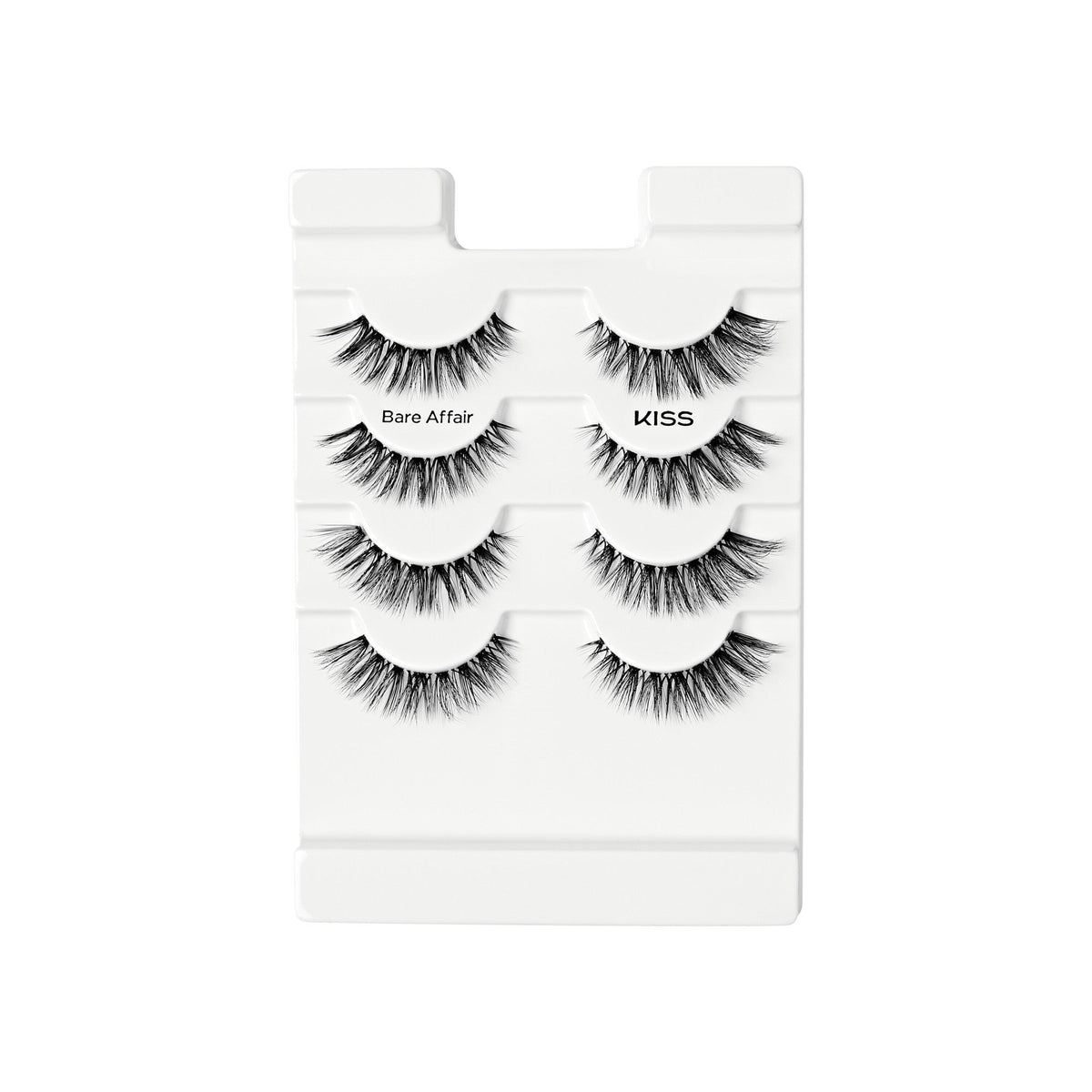 Kiss My Lash But Better False Eyelashes 4-Pair Multipack - Bare Affair | 4 Pairs, Strip Lashes, 12mm