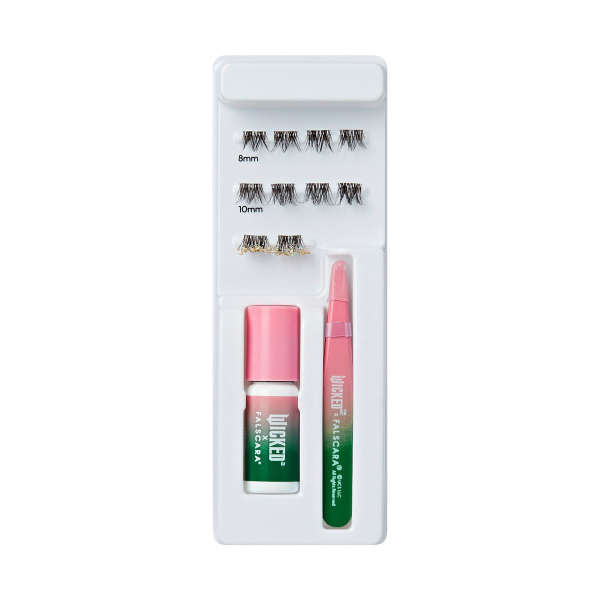 Falscara X WICKED: FOR GOOD | I Couldn't Be Lovelier | DIY False Lash Extensions, Natural, Cluster Lash, Wispy Lashes, 10 Wisps, 8mm-10mm