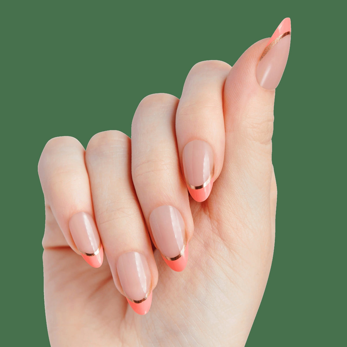 WICKED X Kiss | Glamorous Gal | French, Pink, Medium, Almond