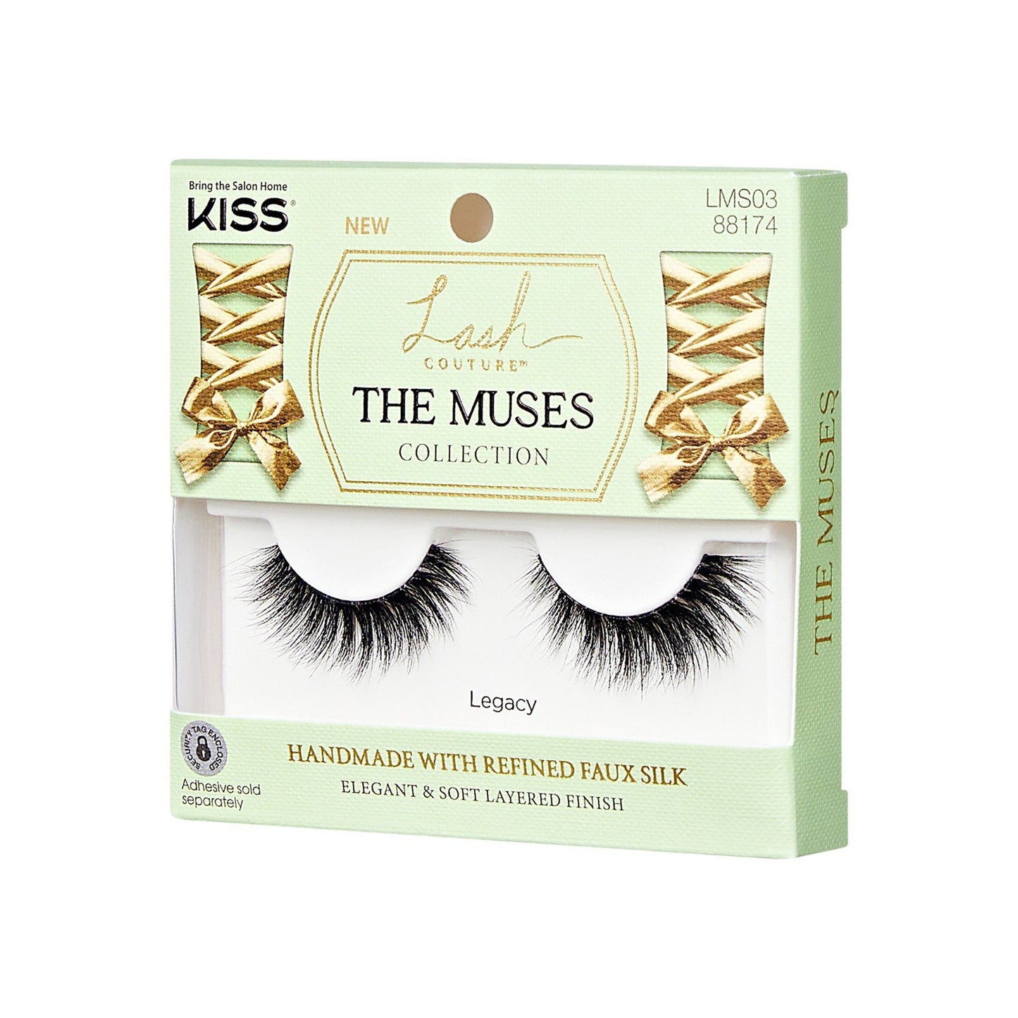 Kiss Lash Couture The Muses Collection False Eyelashes - Legacy | 1 Pair, Strip Lashes, 12mm