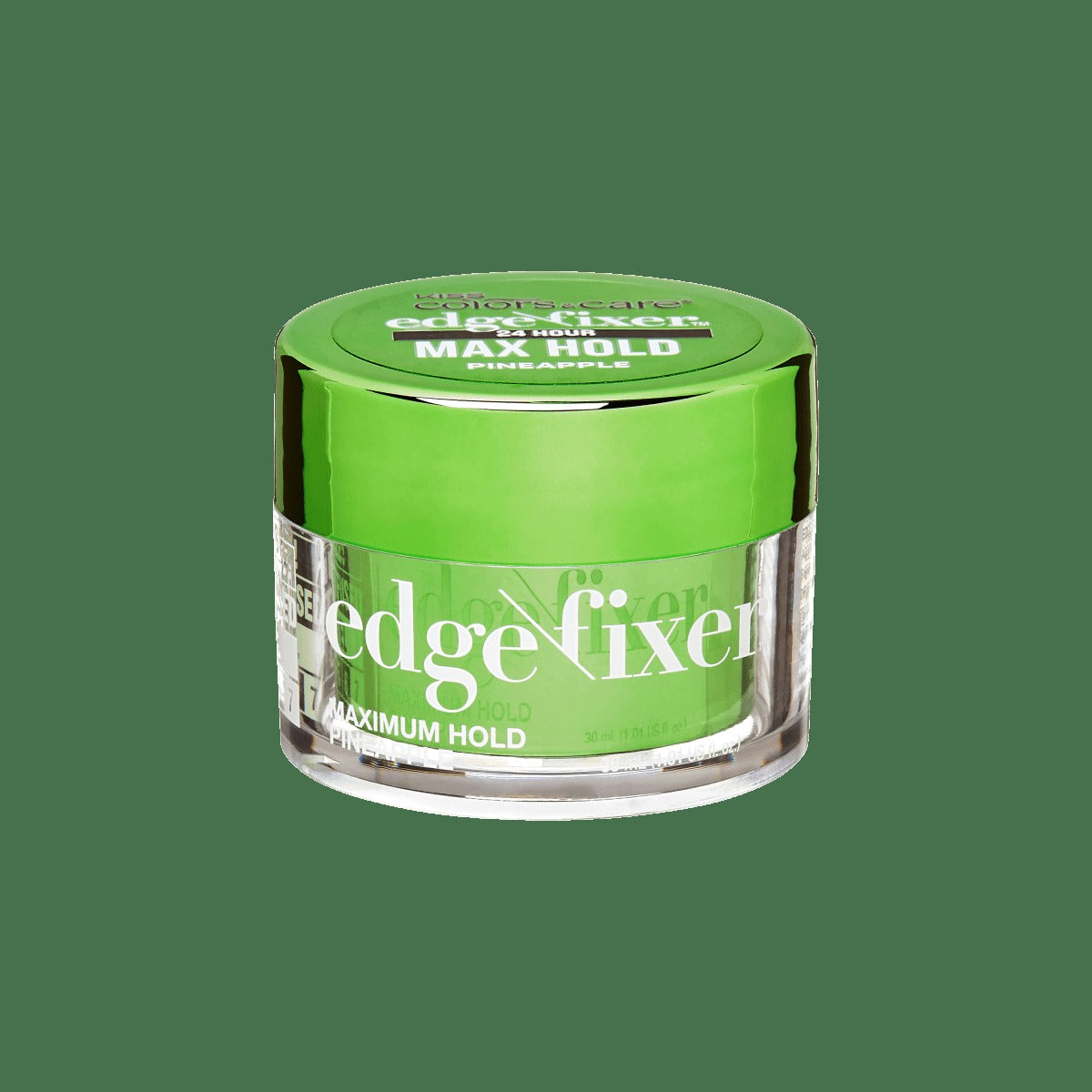 Kiss Colors & Care Edge Fixer Gel - Pineapple | Edge Control, Baby Hair Gel, Maximum Hold, Travel Friendly, 30 ml, Hair Care