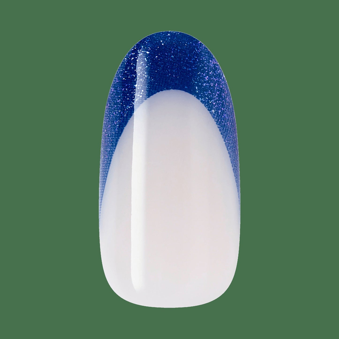 Impress X WICKED: FOR GOOD | Wickedly Brave | 3D & Jewel French Design, Blue, Medium, Oval, Manicure