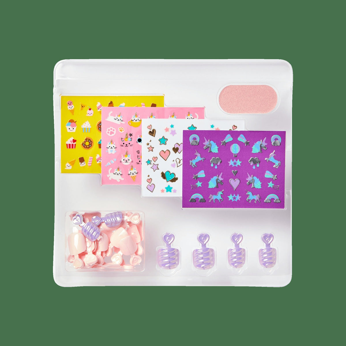 Impress Nail Art No Glue Fake Press On Nails - Nail Artist Kit | Design, Pink, Kids, Squoval, Manicure