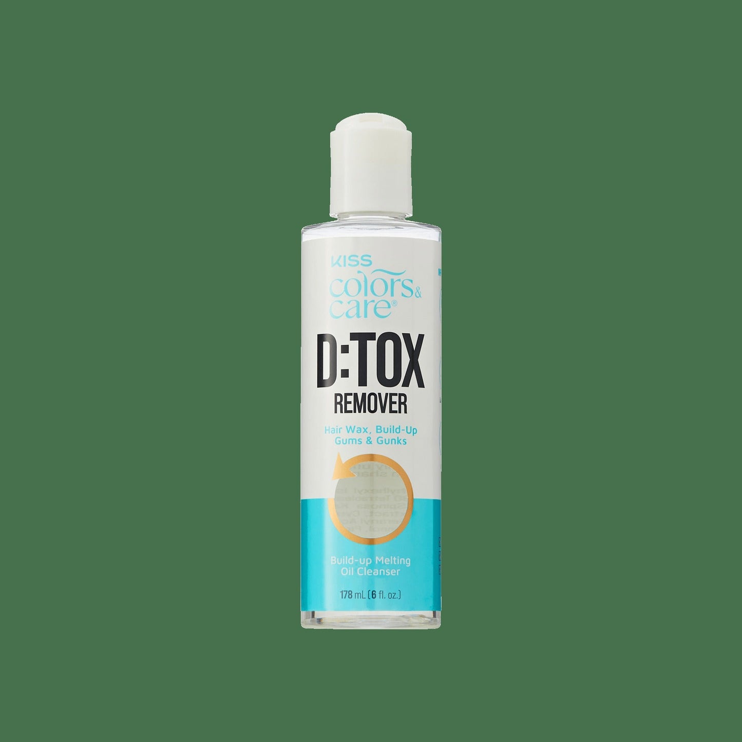 Kiss Colors & Care D:TOX Hair Detox Remover | Build-Up Melting Oil Cleanser, Gentle Cleanser, Removes Hair Wax, 6 fl oz, Hair Care