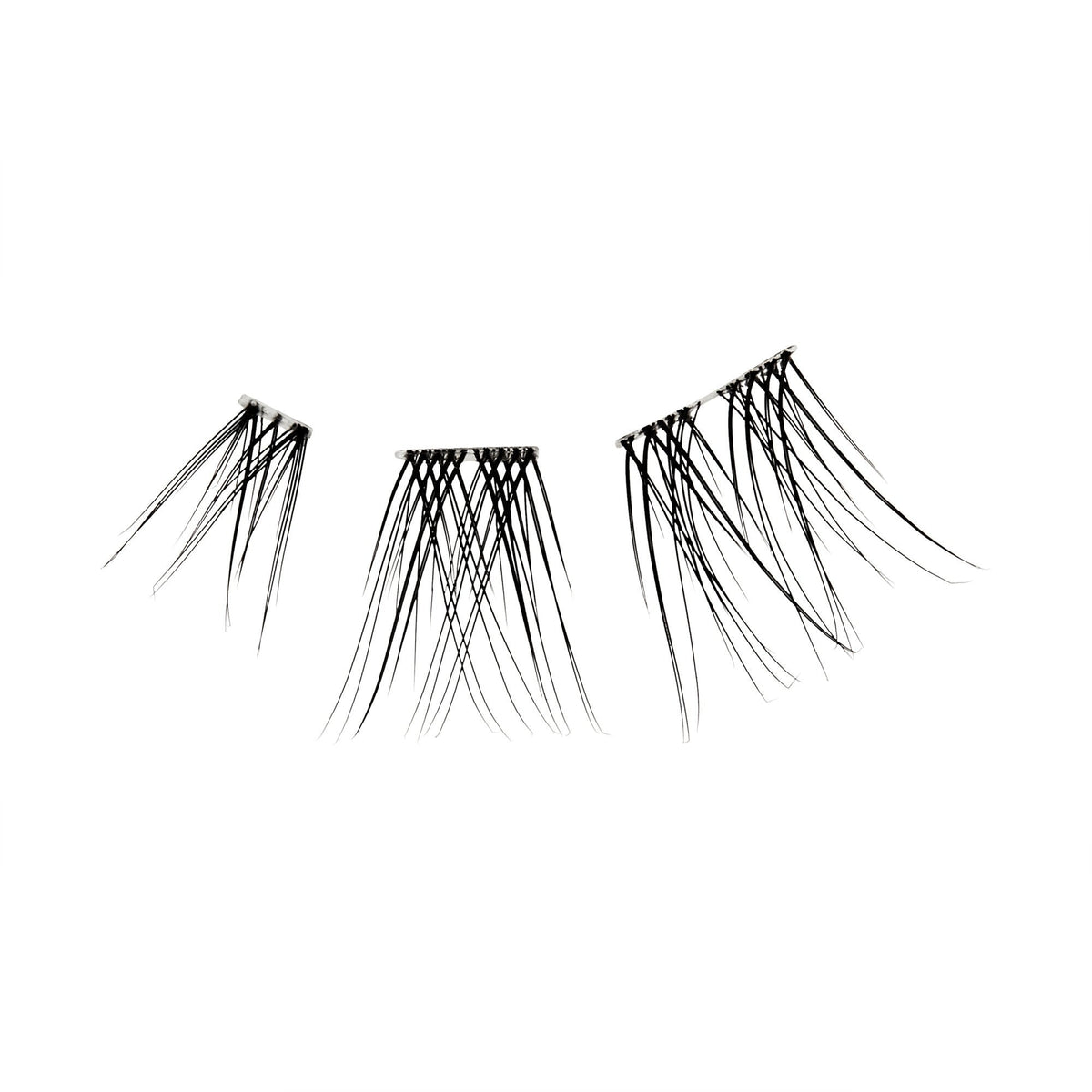 Falscara Studio Lash Extension Kit - Delicate | DIY False Lash Extensions, Natural, Cluster Lash, Wispy Lashes, 54 Wisps, 8mm-12mm