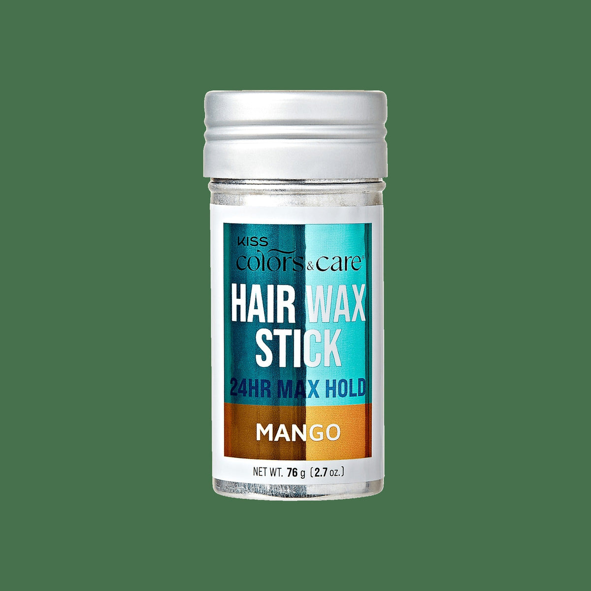 Kiss Colors & Care Edge Fixer Wax Stick - Mango | Edge Control, Baby Hair Gel, 24 hr Max Hold, Push-Up Application, Hair Care